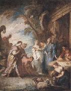 Francois Boucher, Welcoming the Servant of Abraham
